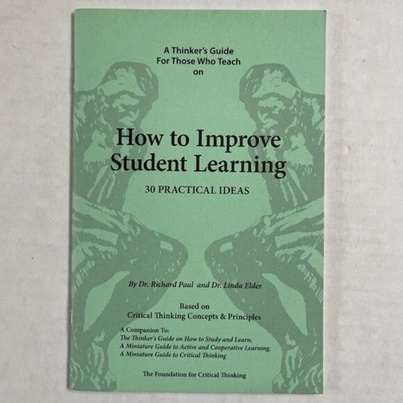 Thinkers Guide For Teachers How To Improve Students Learning 30 Practice Ideas - Picture 1 of 5